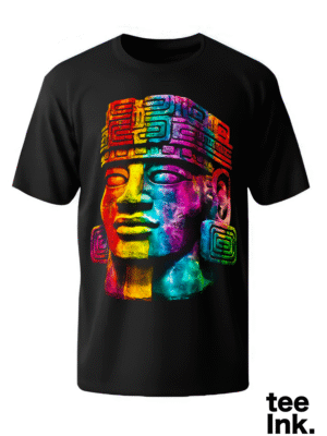 Playera o Camiseta Cabeza Azteca