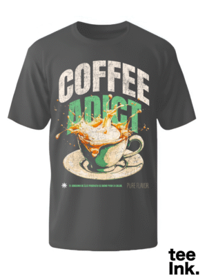 Playera o Camiseta Coffee Adict
